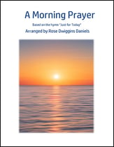 A Morning Prayer SATB choral sheet music cover